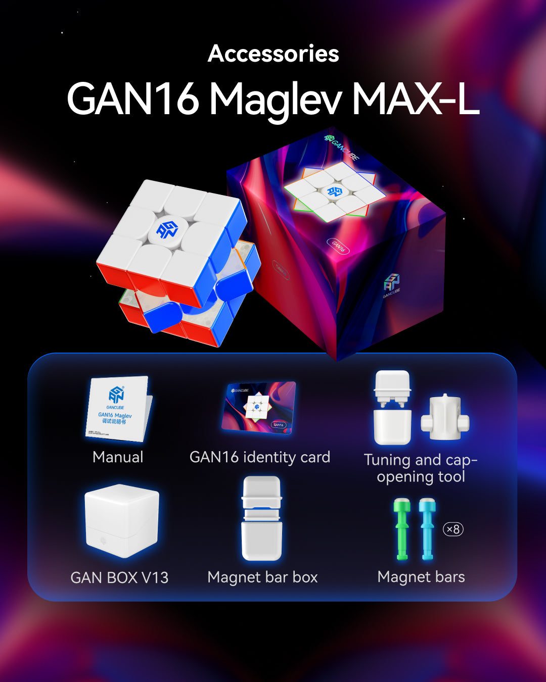 GAN16 MagLev MAX-L UV 3x3