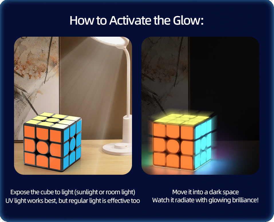 QiYi 2x2 (Glow in the Dark Stickers)