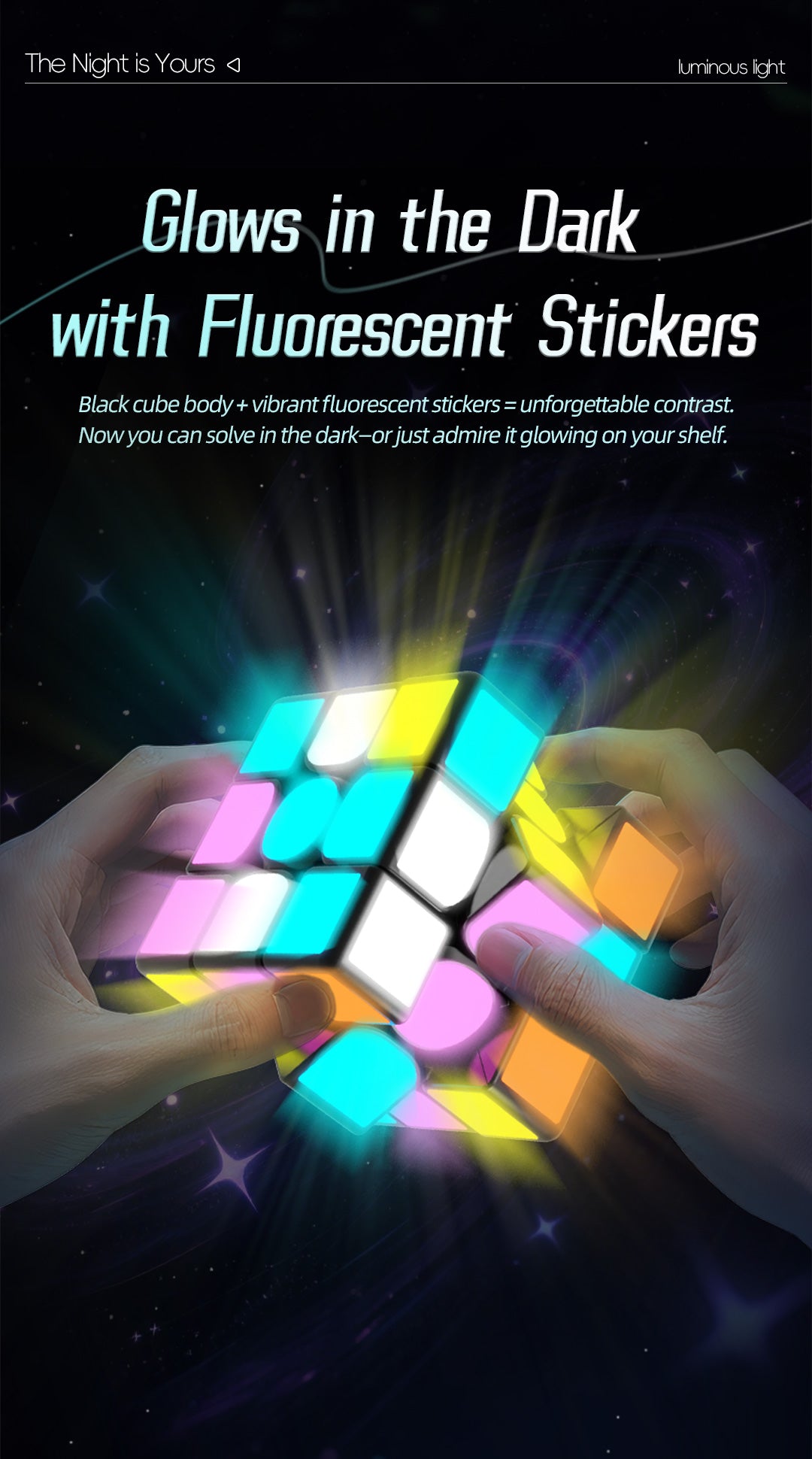 QiYi Pyraminx (Glow in the Dark Stickers)