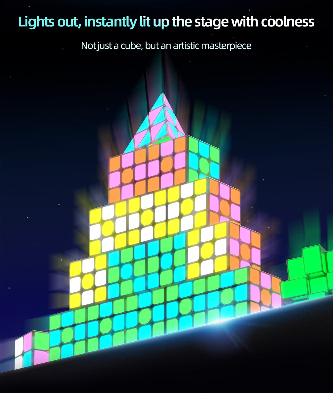 QiYi Pyraminx (Glow in the Dark Stickers)