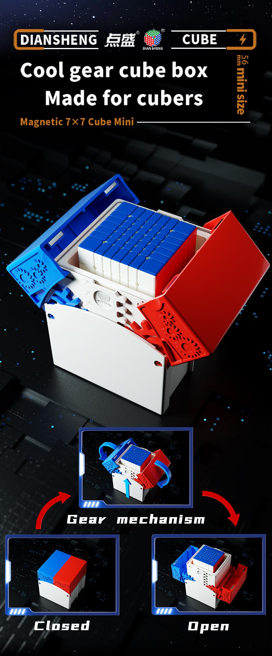 DianSheng SMC 7x7 (56mm + Core-Magnetic)