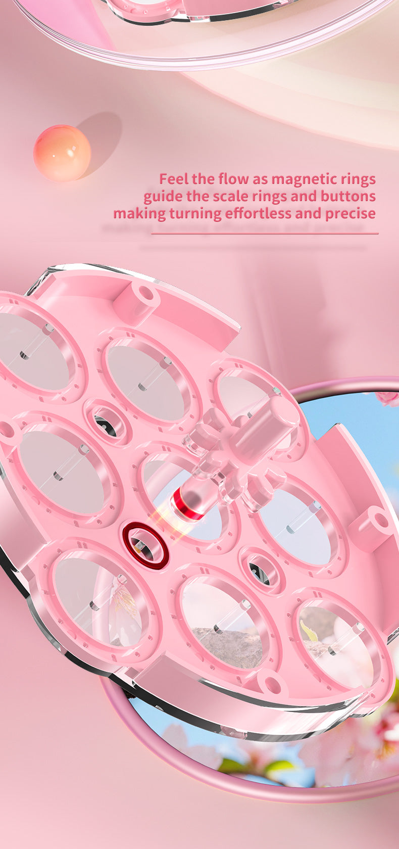 QiYi Magnetic Clock (Pink)