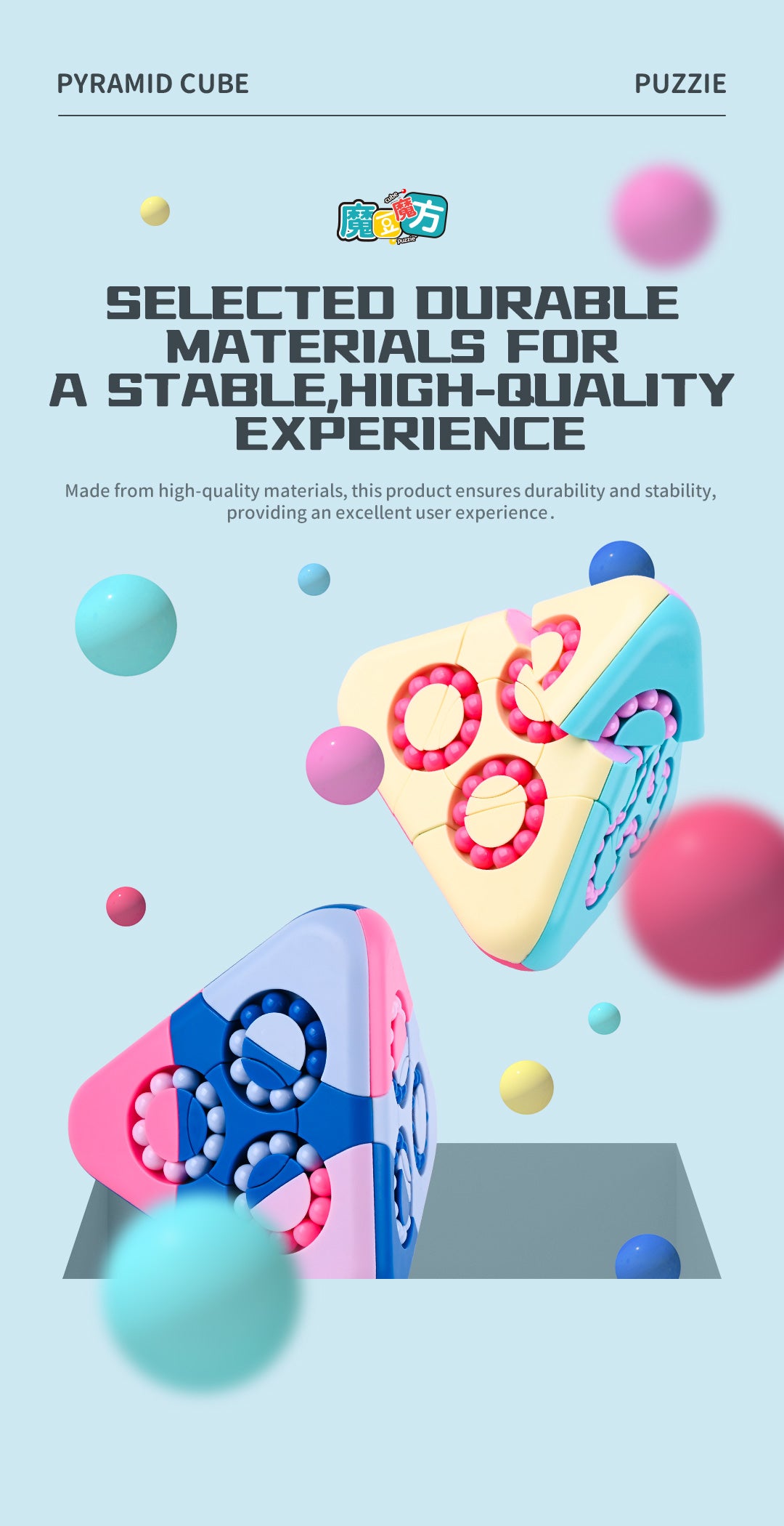 Puzzle Ball Magic Bean Pyramid