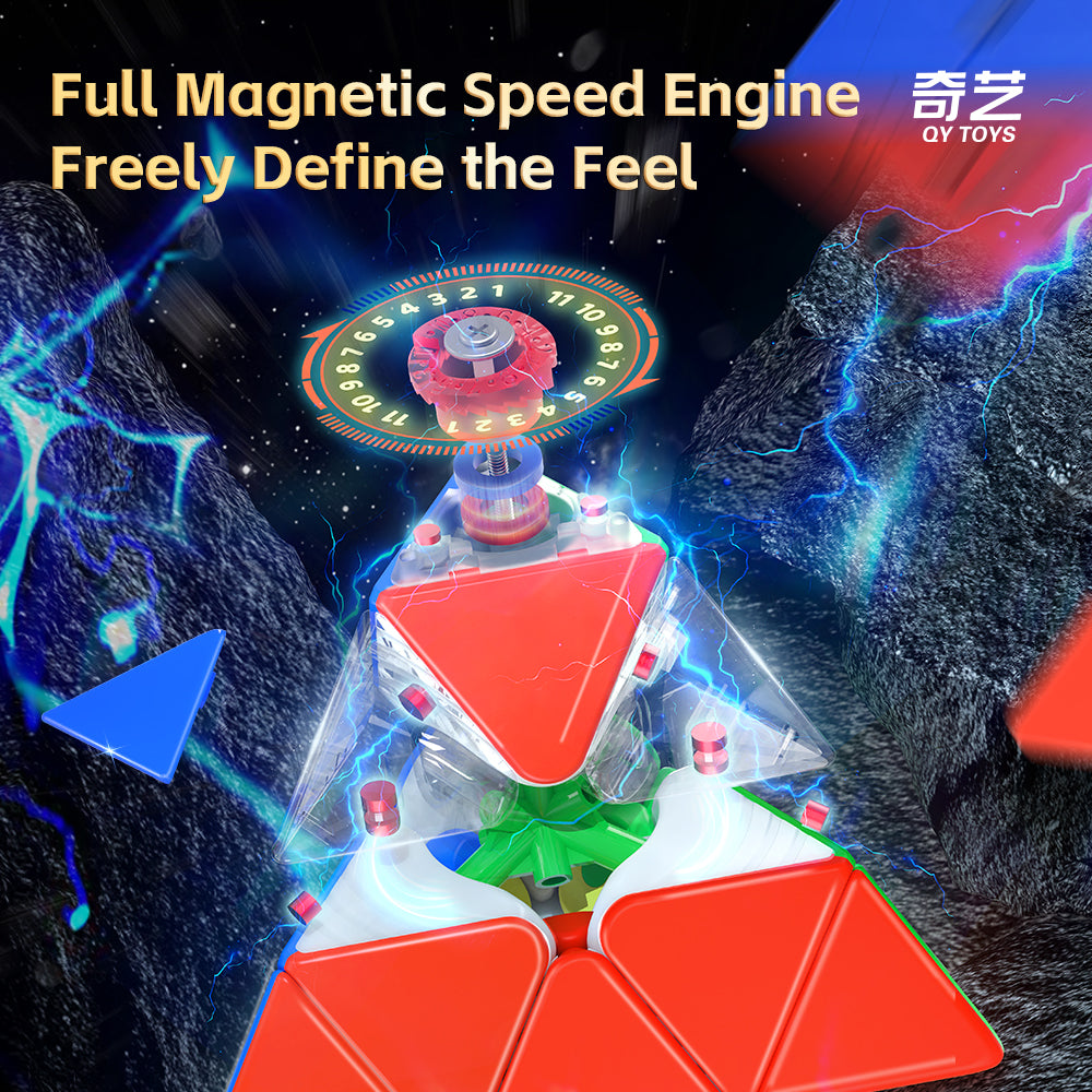 QiYi M Pro Pyraminx (Pioneer UV)