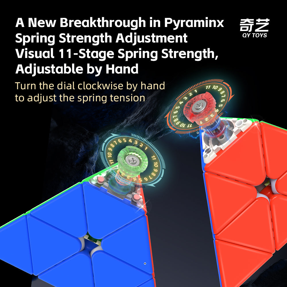 QiYi M Pro Pyraminx (Pioneer UV)
