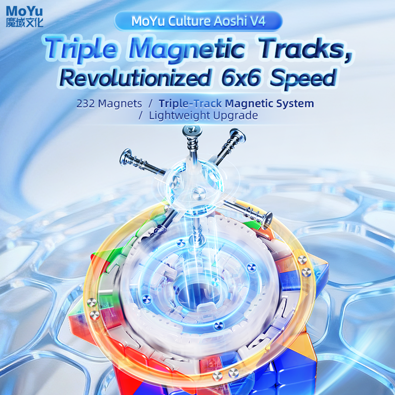 MoYu AoShi V4 6x6 (Triple-Track Magnetic)