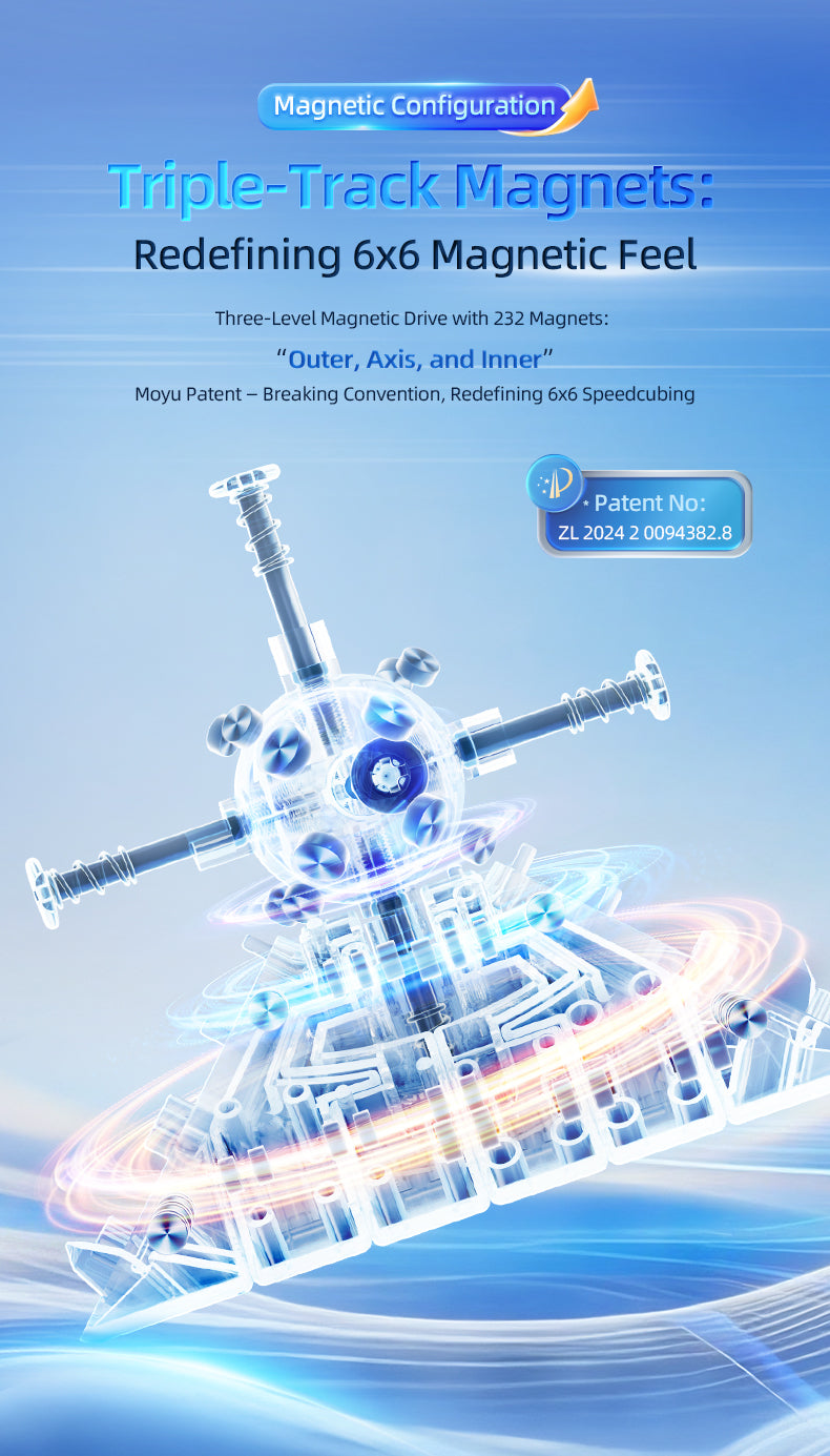 MoYu AoShi V4 6x6 (Triple-Track Magnetic)