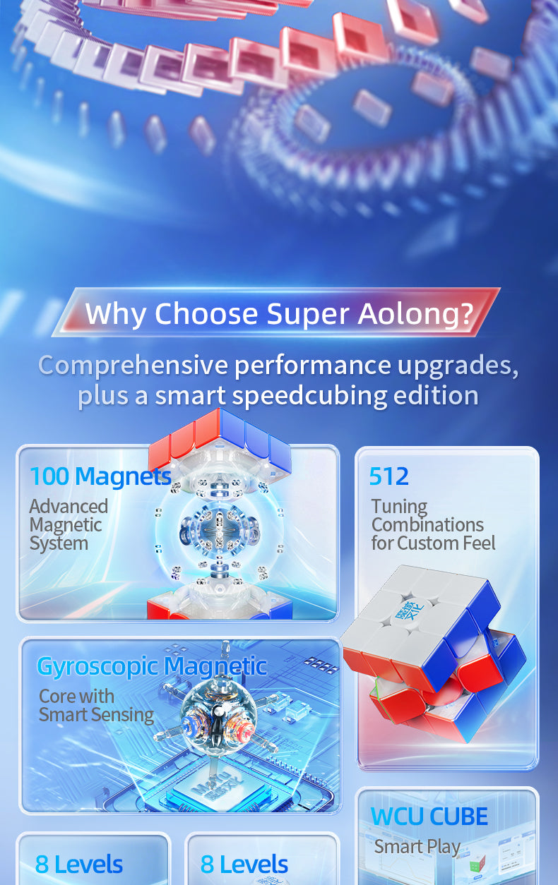 MoYu Super AoLong 3x3 (20-Magnet Ball-Core + MagLev)