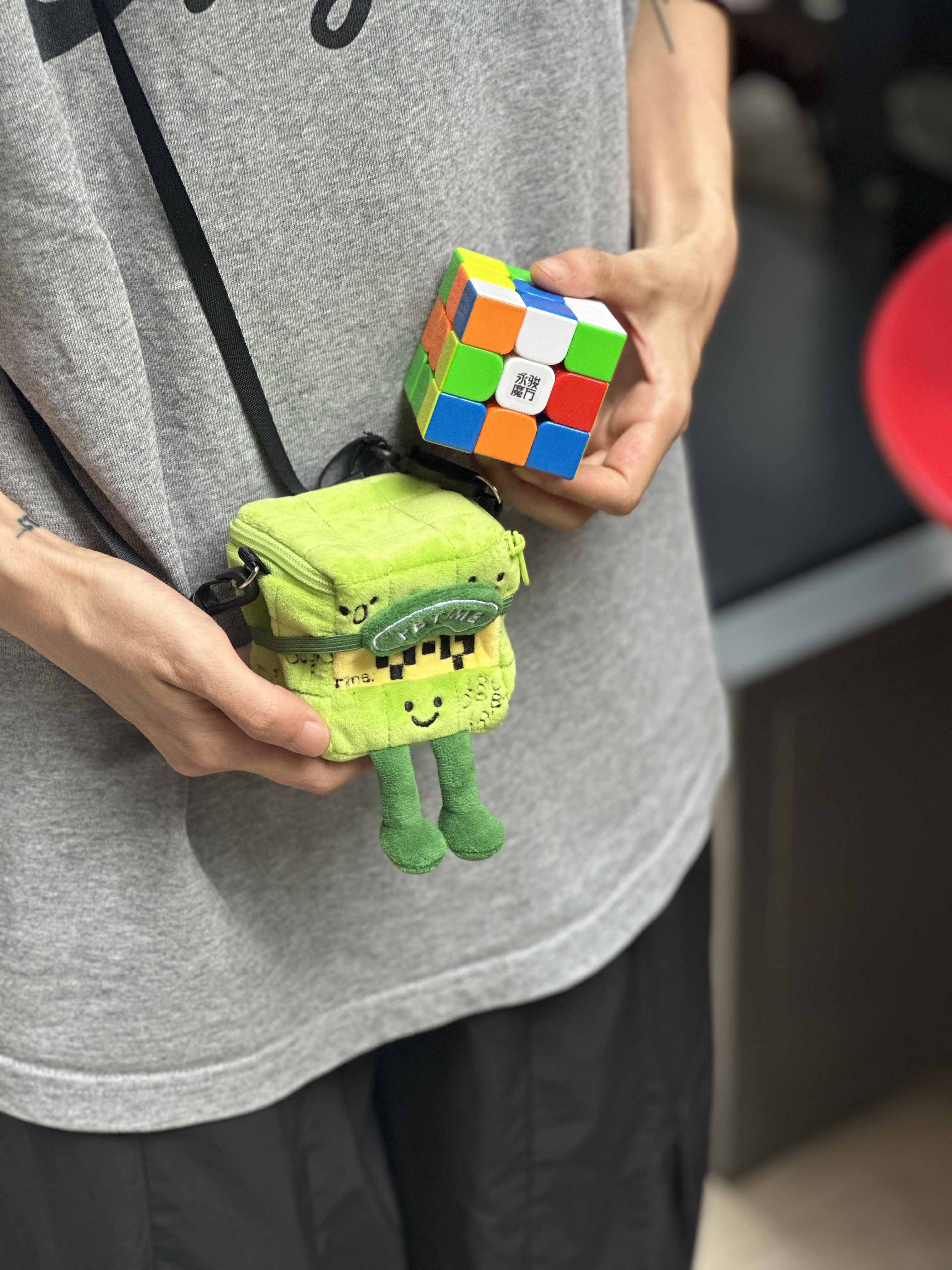 YJ PBTime Plush Crossbody Bag