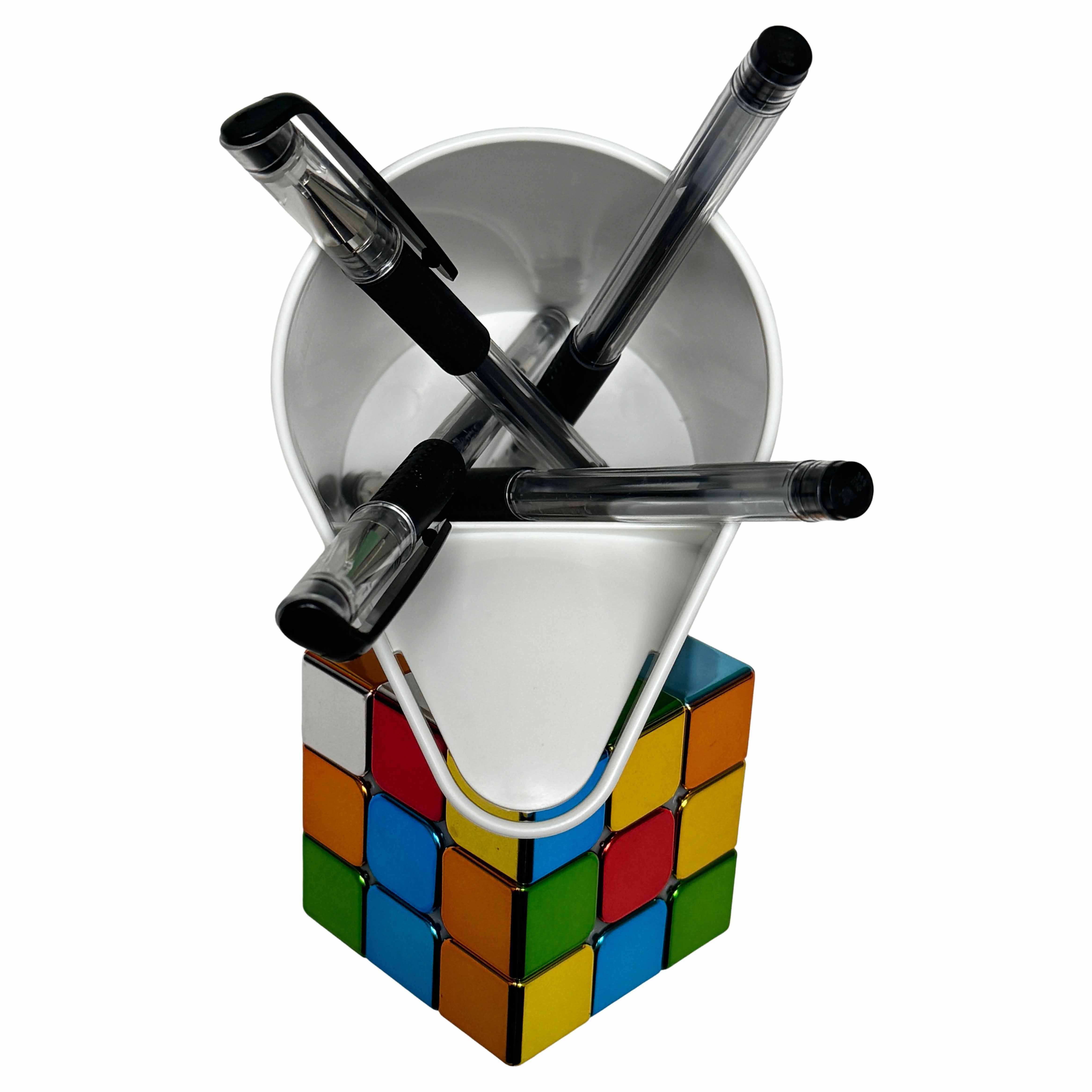 Pen Holder Cube Stand
