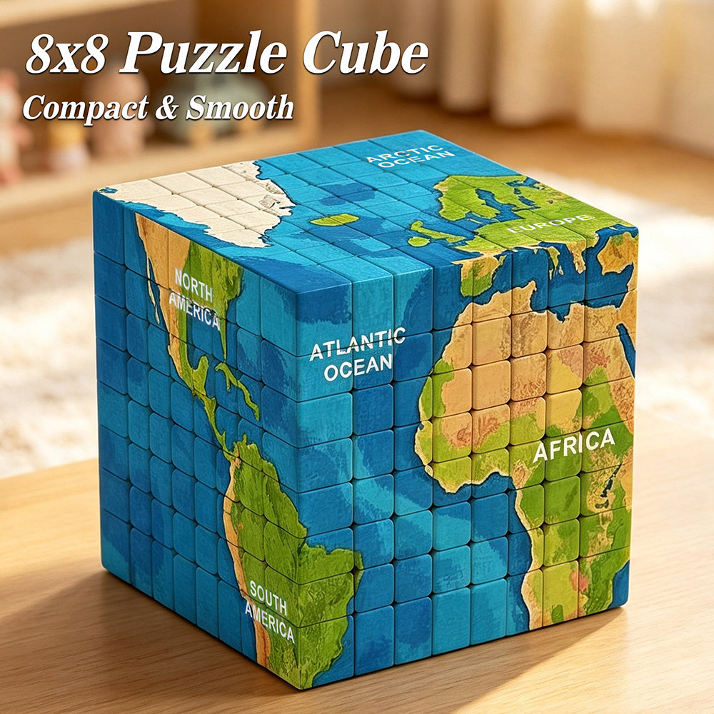 Ziina World Map 8x8 (B)