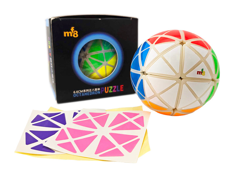 mf8 Rainbow Ball (Hybrid 2x2 + Skewb Mechanism, 6-Color Stickers) - Primary