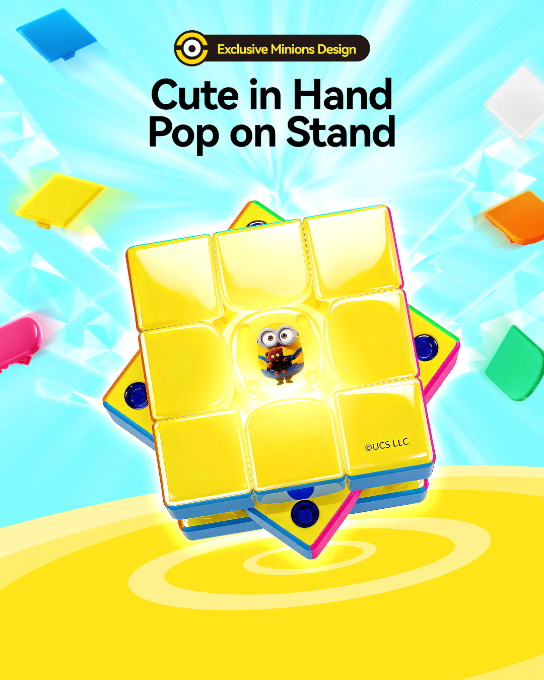 GAN i4 MagLev Frosted 3x3 (Minions Edition, Smart Cube)