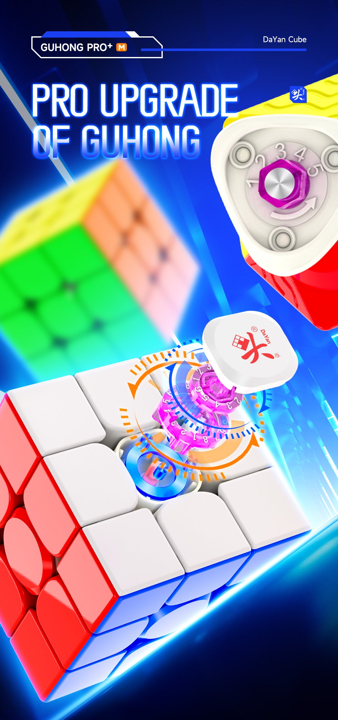 DaYan GuHong Pro+ 3x3 55mm (MagLev)