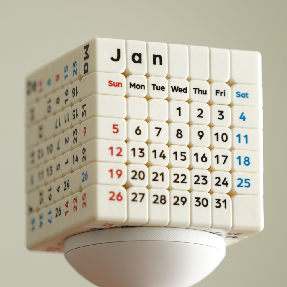 ZCube + Tribox Calendar 7x7 (Magnetic)