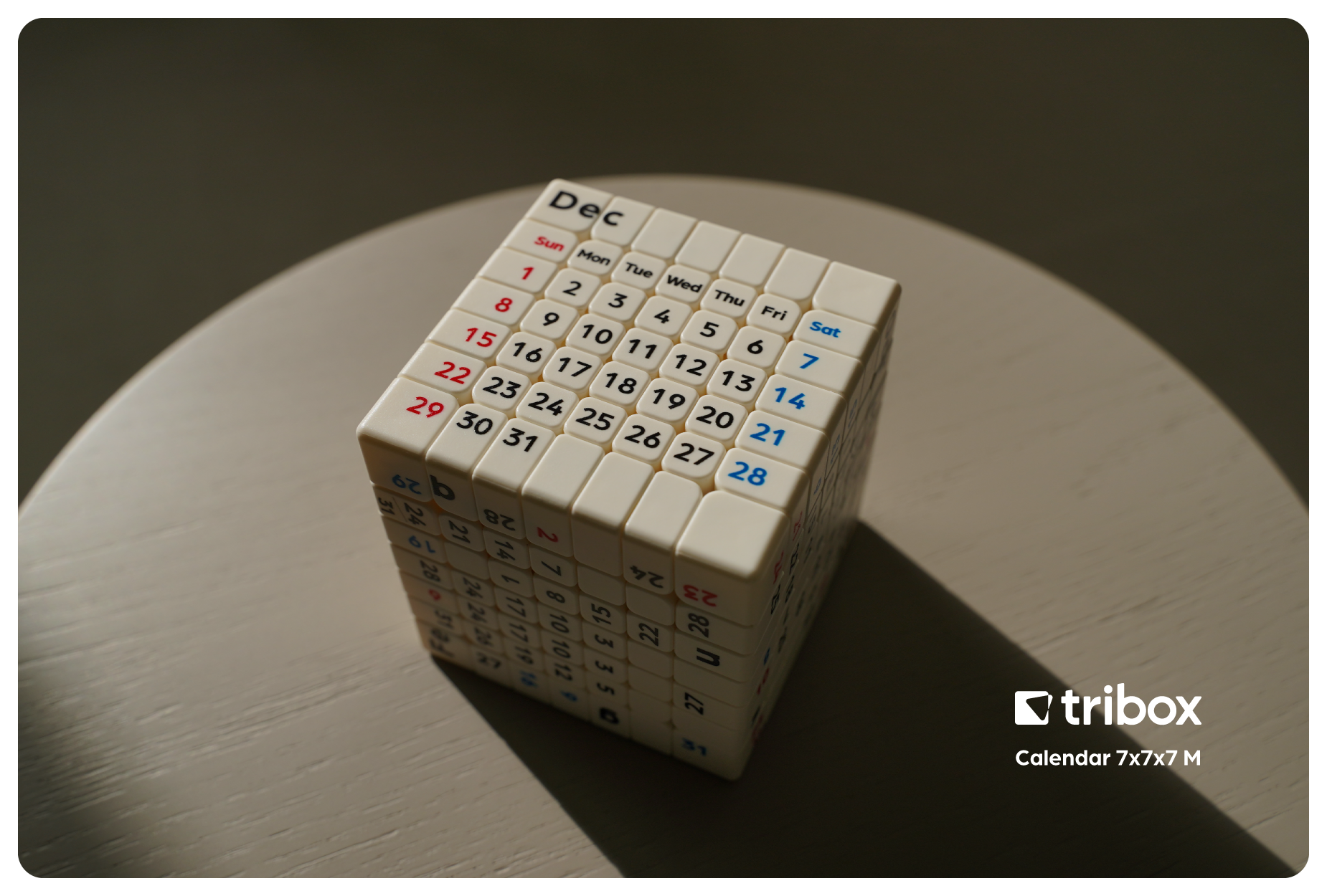 ZCube + Tribox Calendar 7x7 (Magnetic)