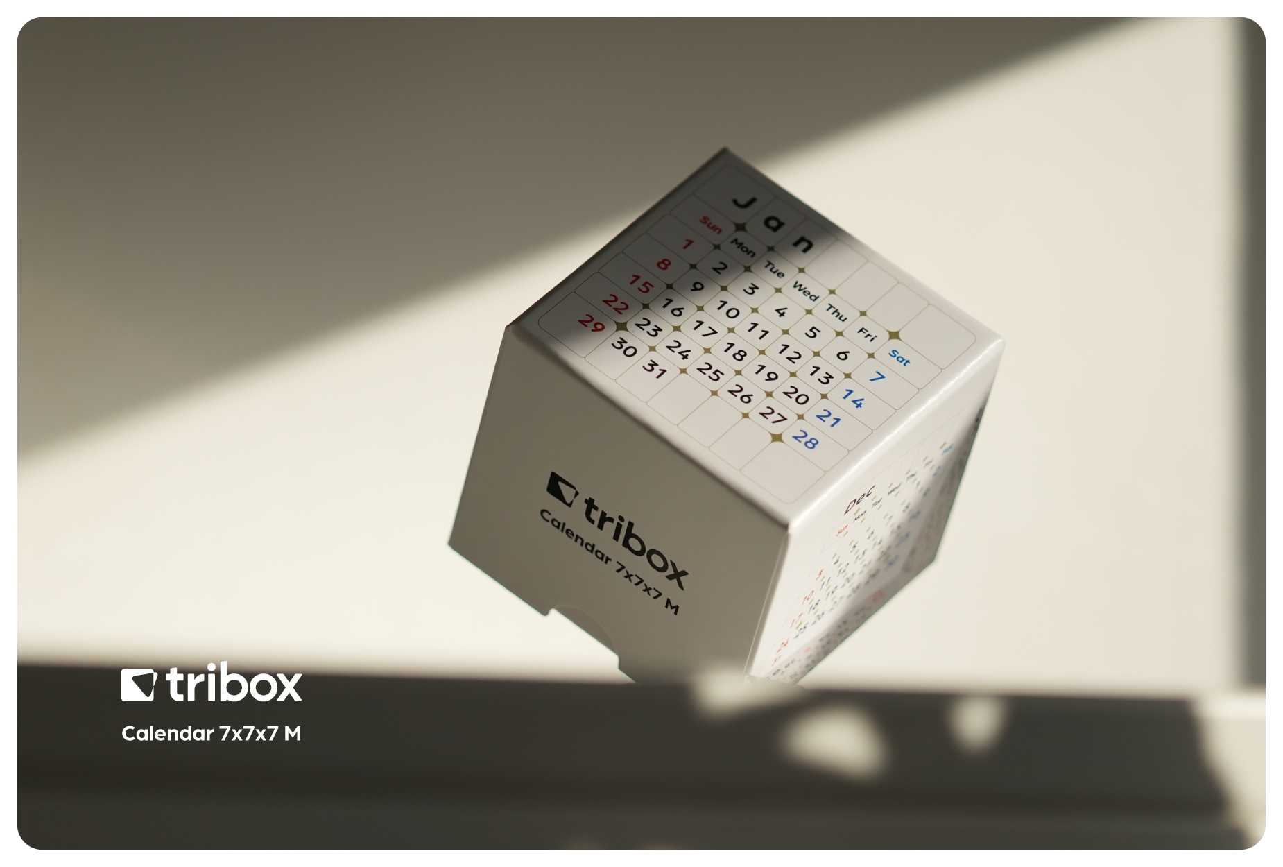 ZCube + Tribox Calendar 7x7 (Magnetic)