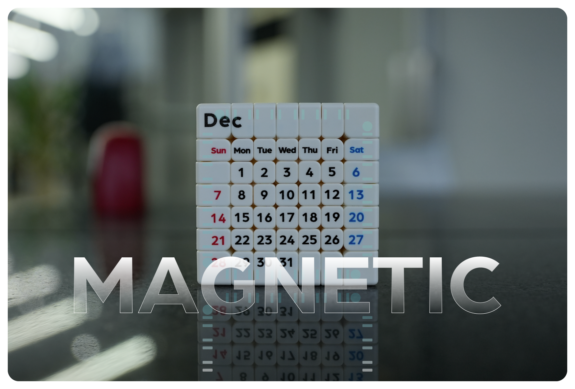 ZCube + Tribox Calendar 7x7 (Magnetic)