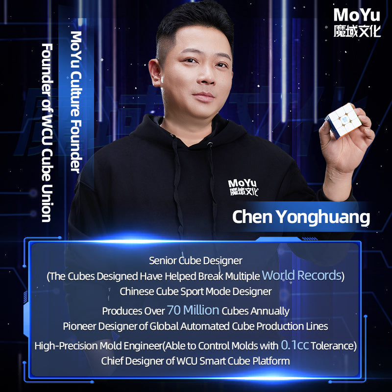 MoYu Super WeiLong 3x3 V2 AI (8-Magnet Ball-Core + MagLev + UV)
