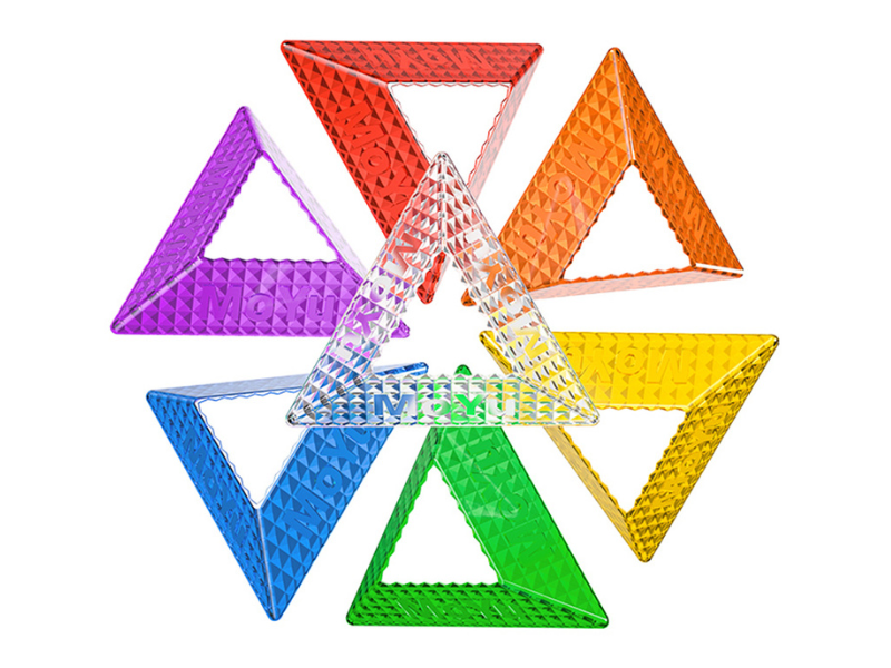 MoYu Crystal Cube Stand - Transparent