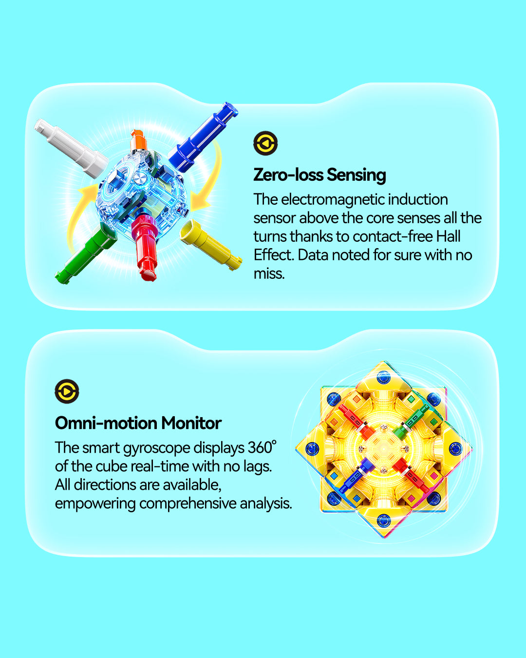 GAN i4 MagLev Frosted 3x3 (Minions Edition, Smart Cube)