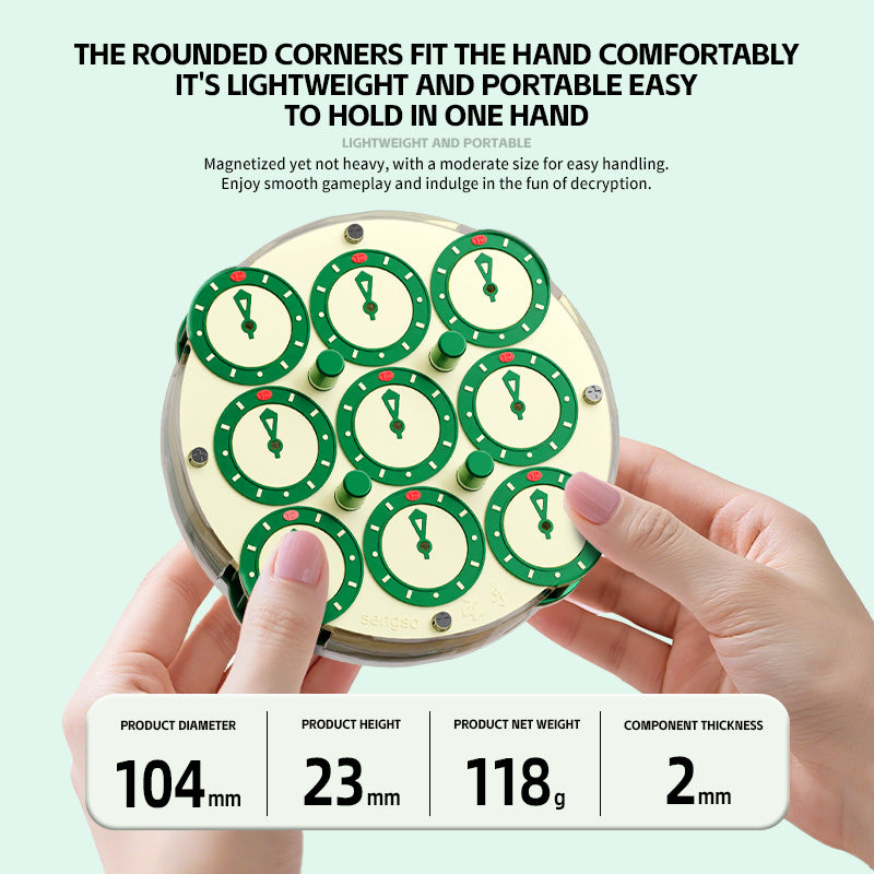 ShengShou Magnetic Clock V2 (Miracle Green Limited Edition)