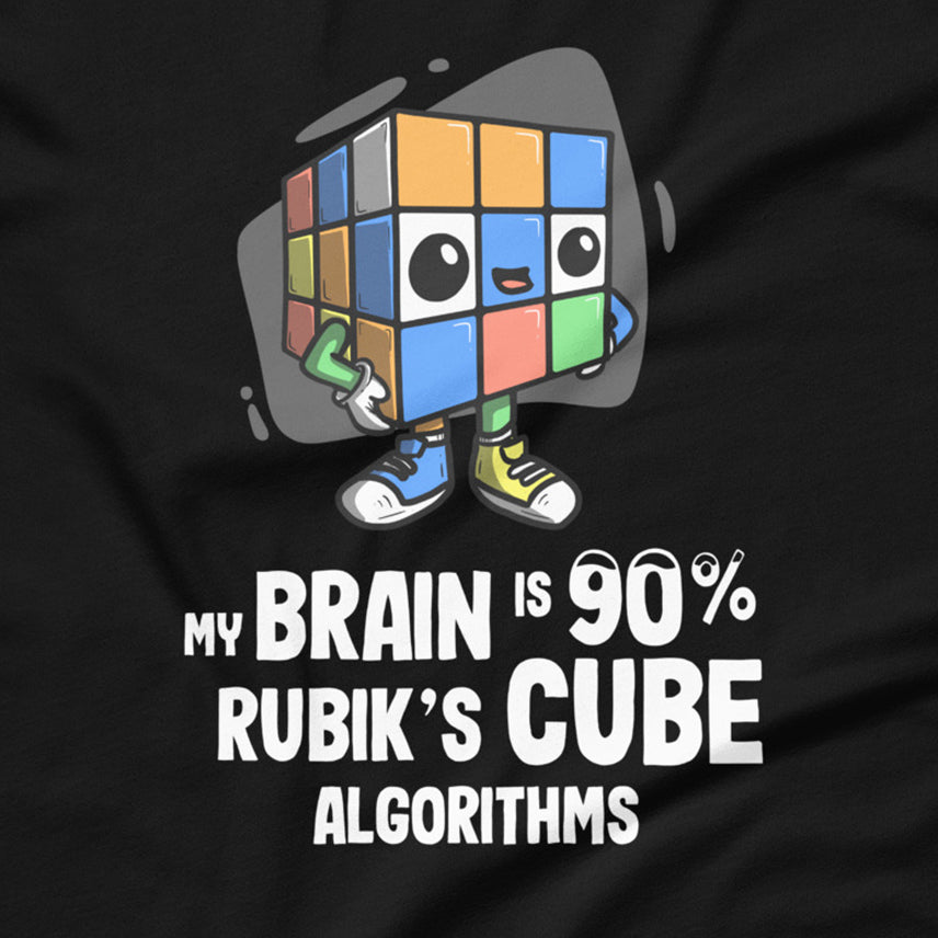 90% Cube Algorithms Youth T-Shirt (Puzzle Pals)