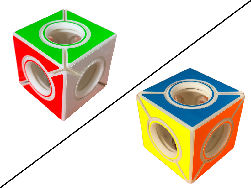 AJ Bubble Skewb - White