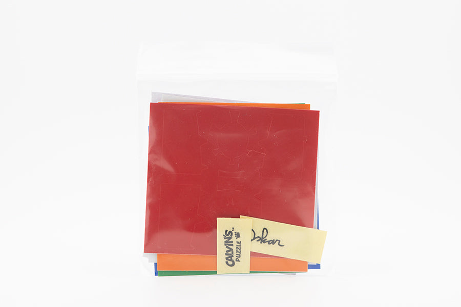 Bram & Oskar Gear 2x2 Cube Plus (DIY 6-Color Stickers)