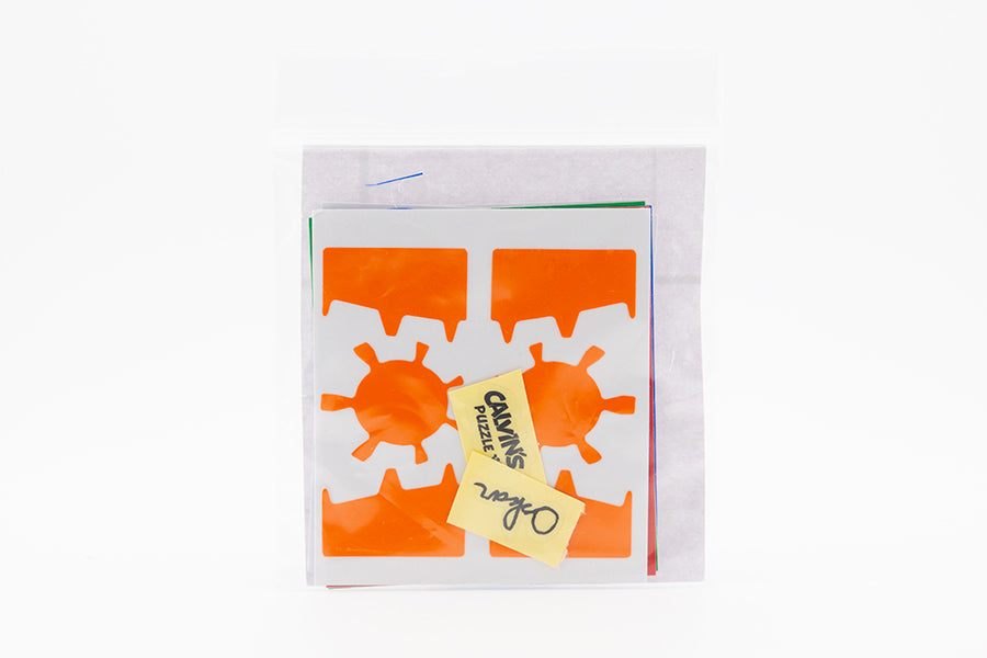 Bram & Oskar Gear 2x2 Cube (DIY 6-Color Stickers)