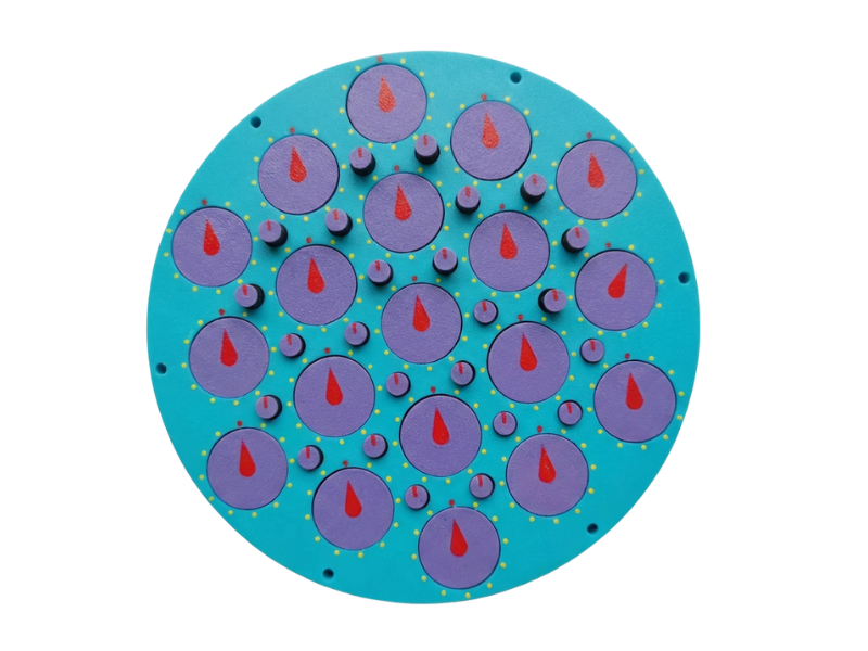 Cube4You Hexagram-19 Uni-Wheel Clock