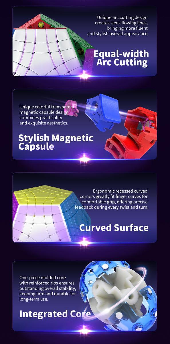 GD　ギュー DianSheng Galaxy Gigaminx (Magnetic + Ball-Core) – TheCubicle