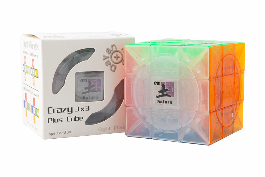 DaYan + mf8 Crazy 3x3 Plus - Saturn - Transparent Stickerless