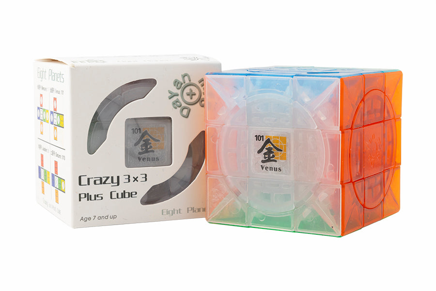 DaYan + mf8 Crazy 3x3 Plus - Venus - Transparent Stickerless