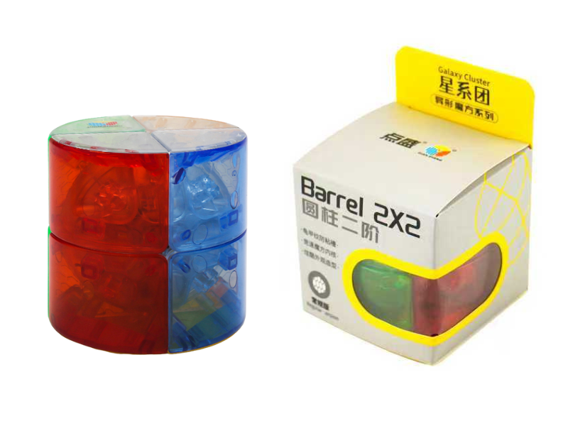 DianSheng Galaxy Barrel 2x2 - Transparent Stickerless