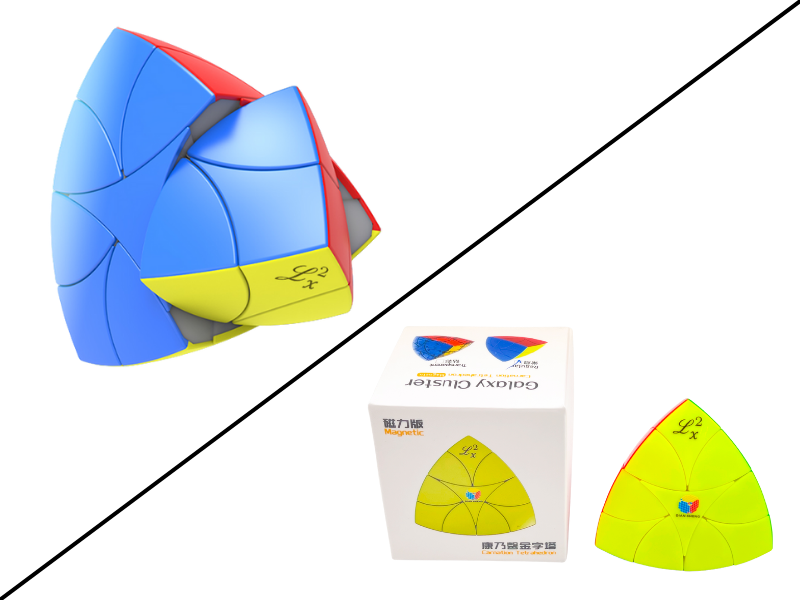 DianSheng Galaxy Carnation Tetrahedron (Magnetic) - Stickerless