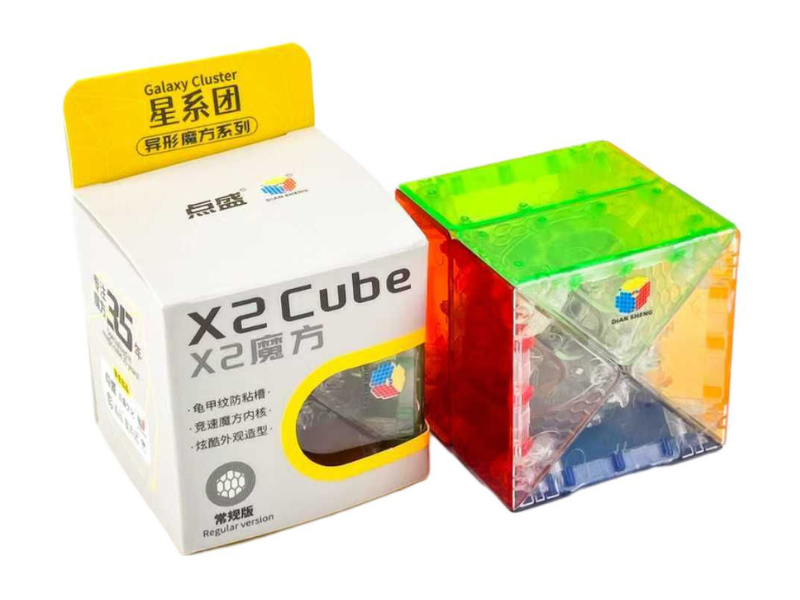 DianSheng X2 Cube - Transparent Stickerless