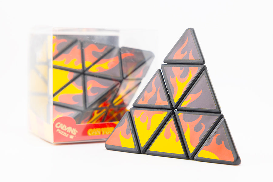 Flame Pyraminx - Black