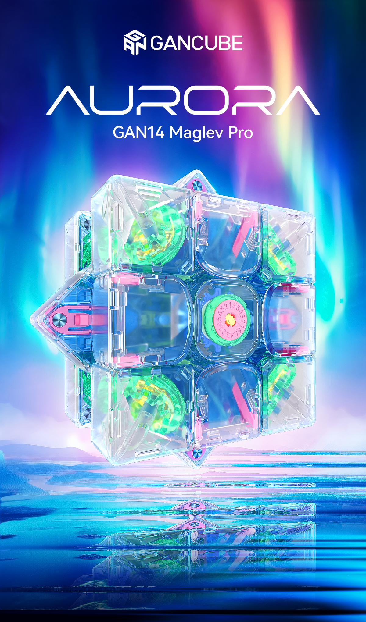 GAN14 MagLev Pro Aurora 3x3 (Limited Edition)