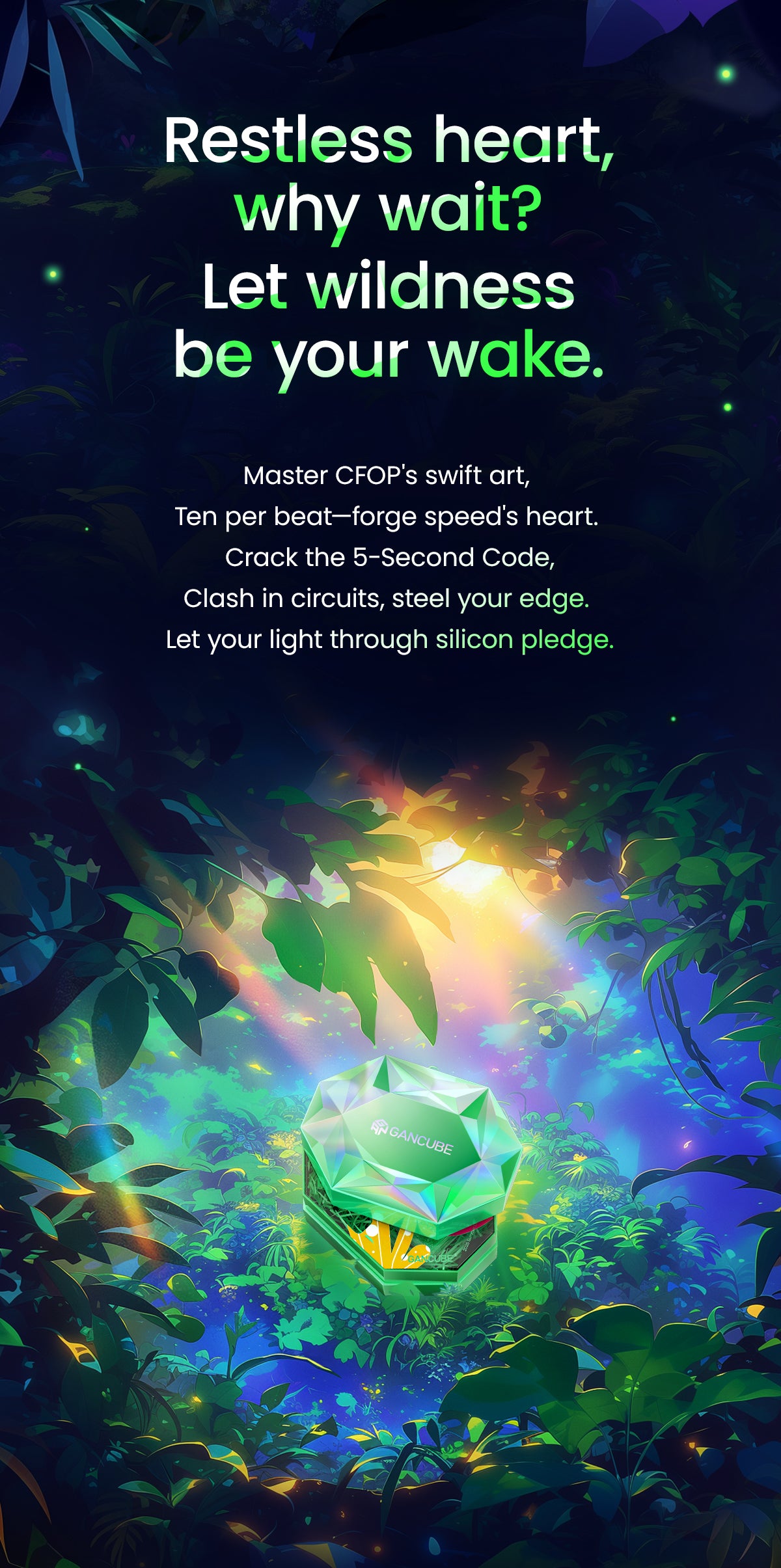 GAN15 MagLev EmeraldoX 3x3 (Limited Edition)