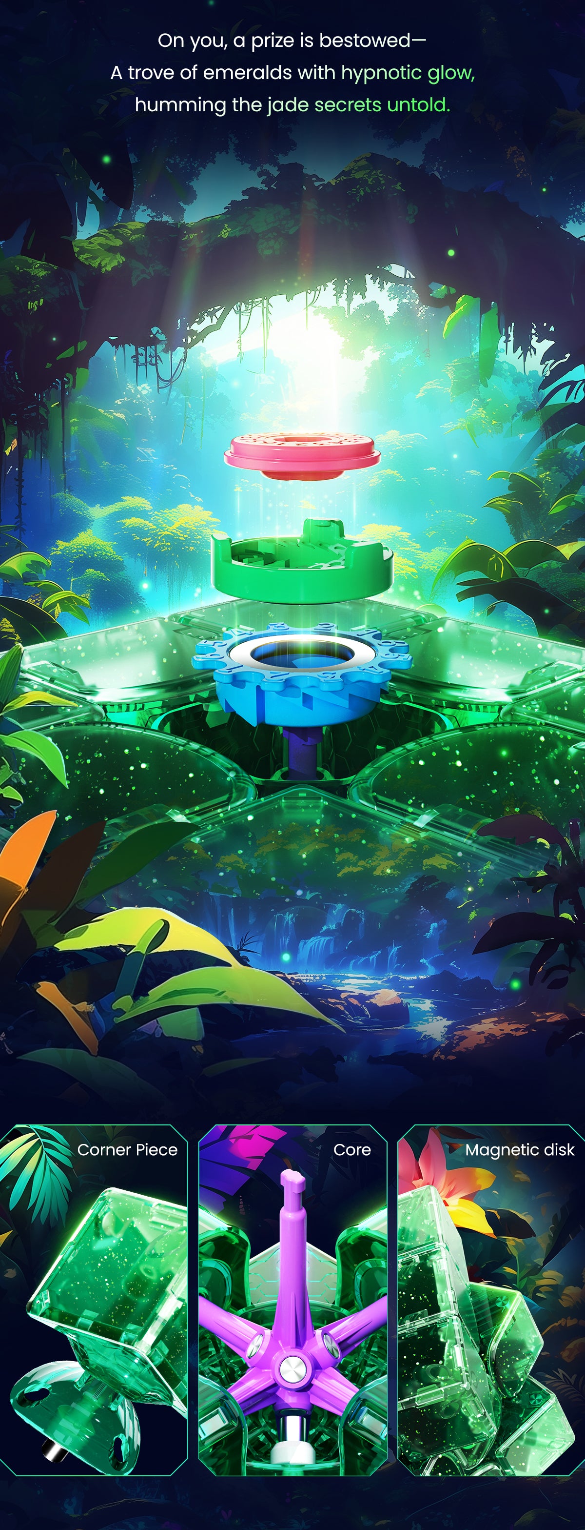 GAN15 MagLev EmeraldoX 3x3 (Limited Edition)