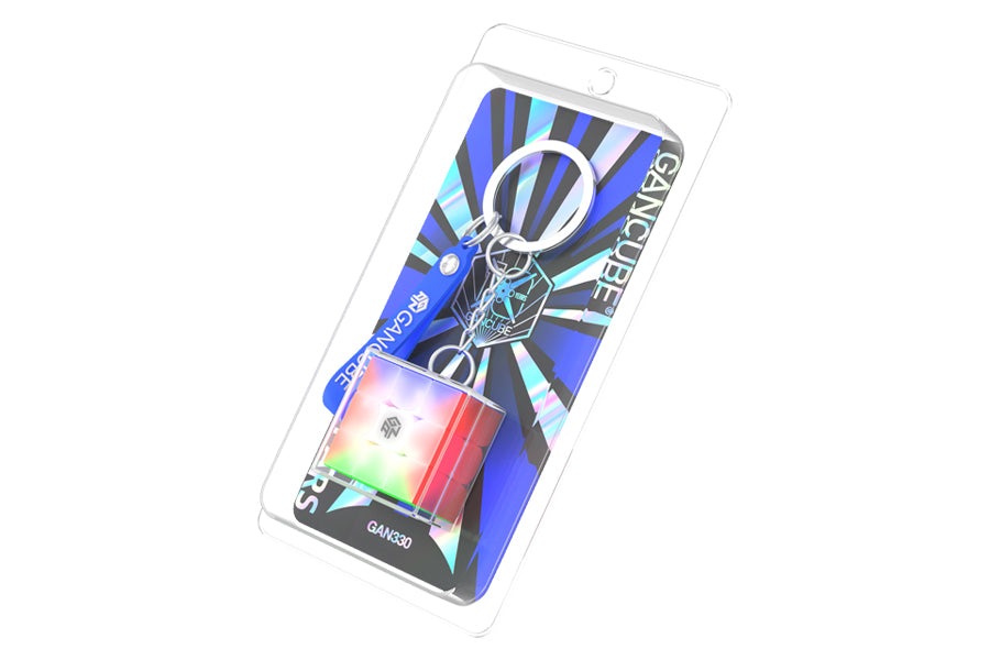 GAN330 Keychain Cube 3x3 (10th Anniversary Edition) - Stickerless