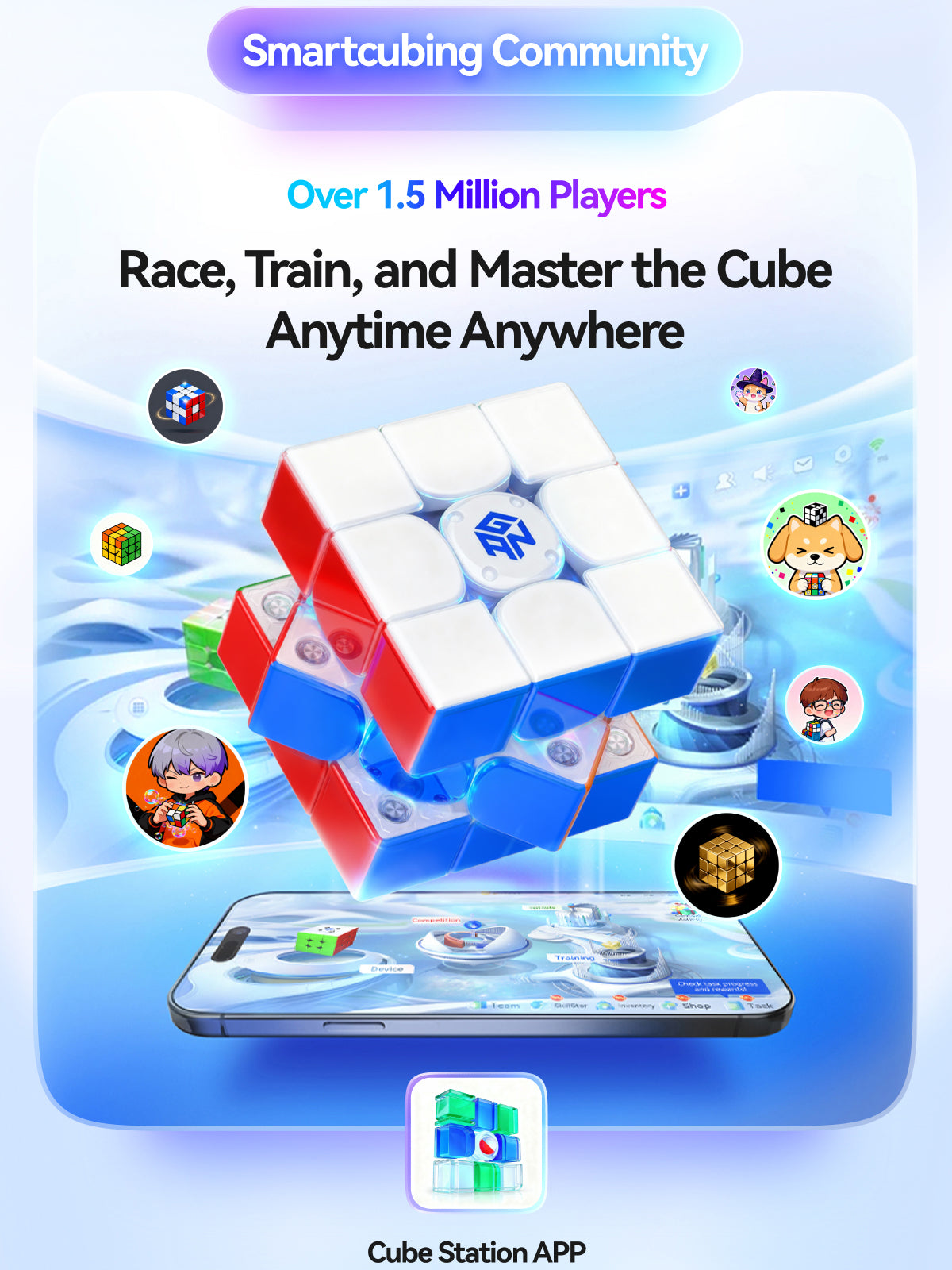 GAN i4 MagLev UV 3x3 (Smart Cube)