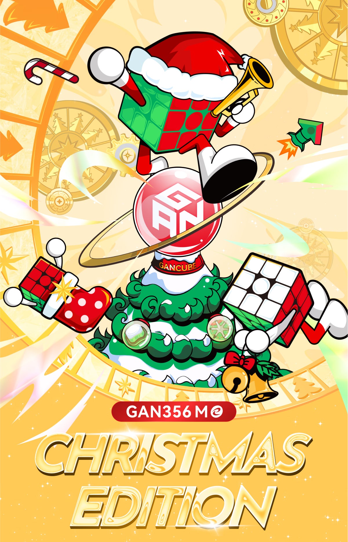 GAN356 ME 3x3 (Christmas Edition)