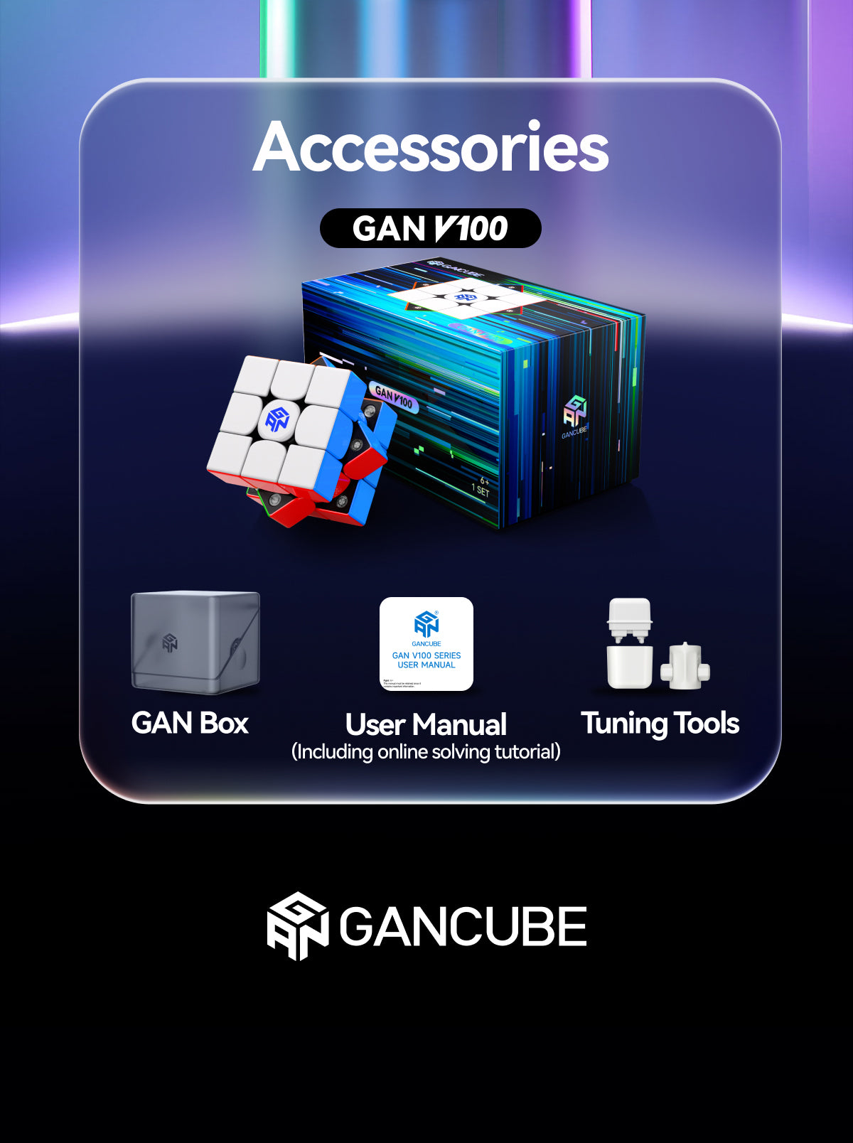 GAN V100 MagLev UV 3x3