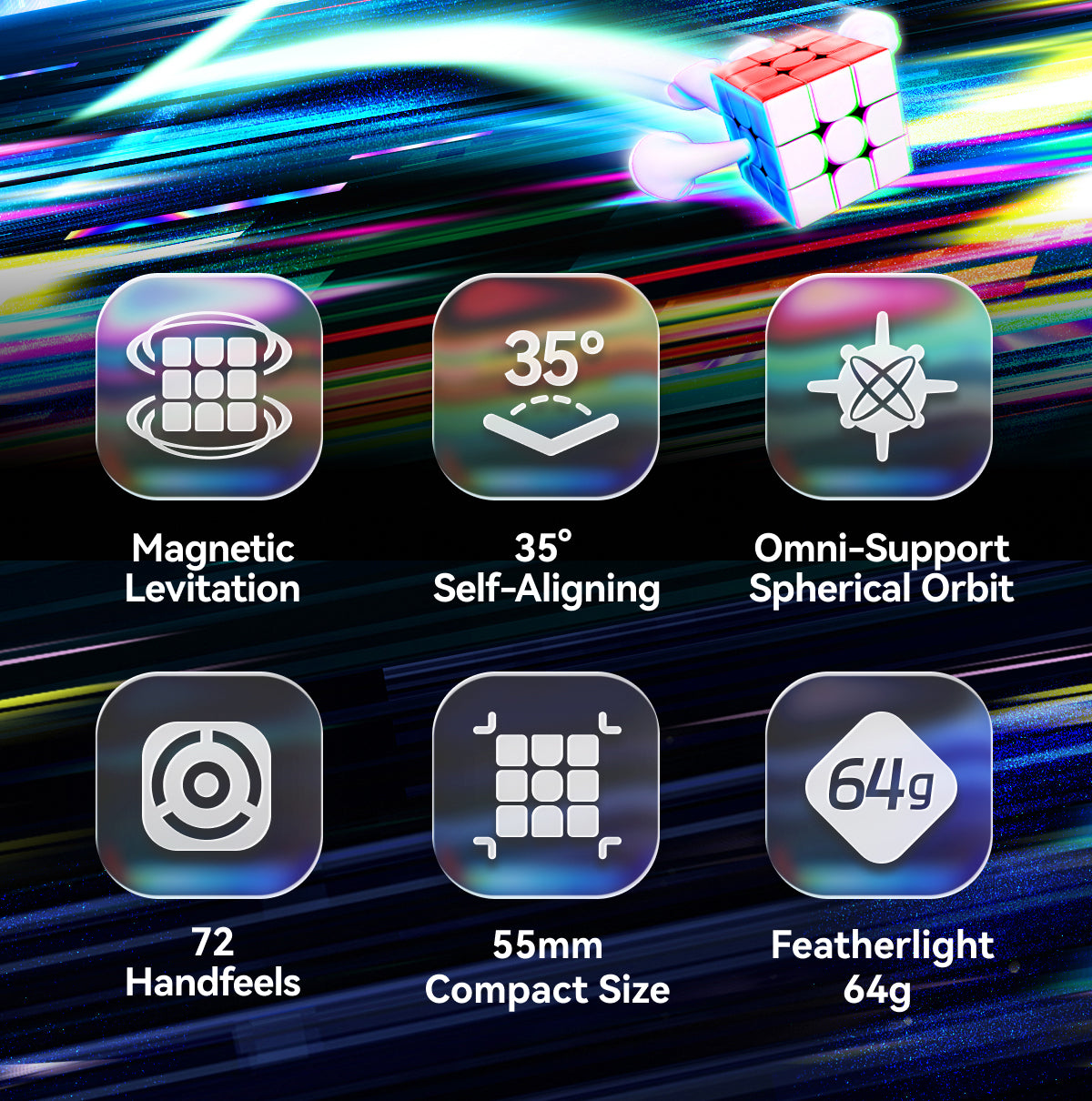 GAN V100 MagLev UV 3x3