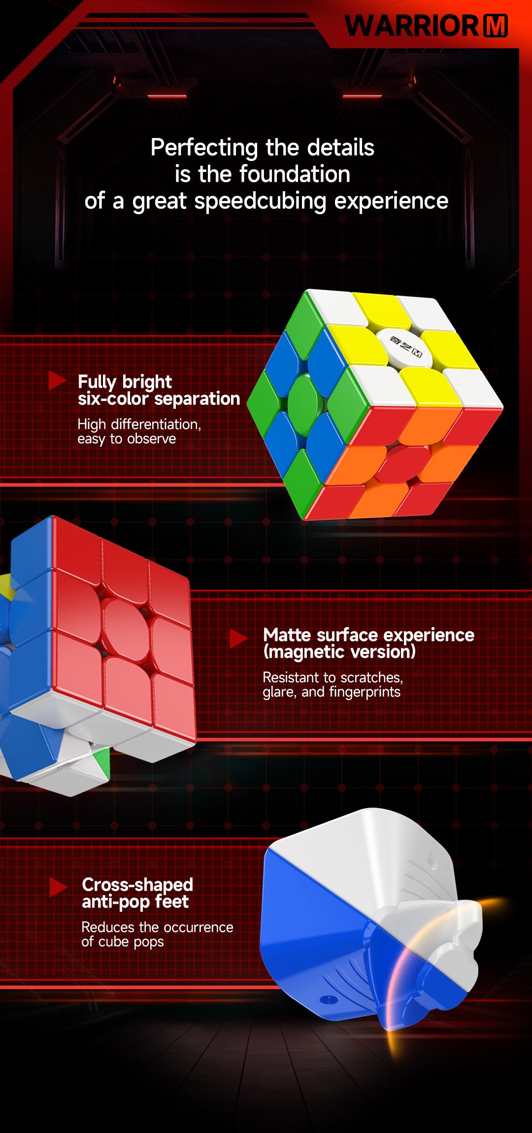 QiYi Warrior M 3x3 (Magnetic)