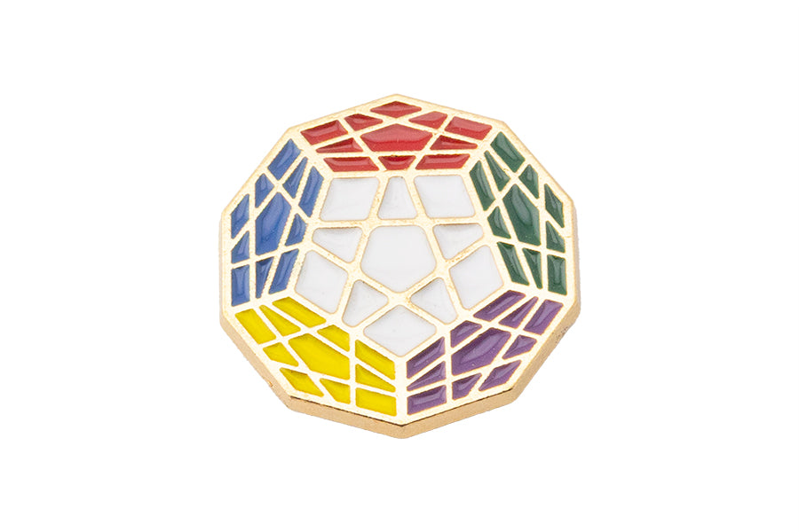 Magnetic Brooch Badge - Megaminx