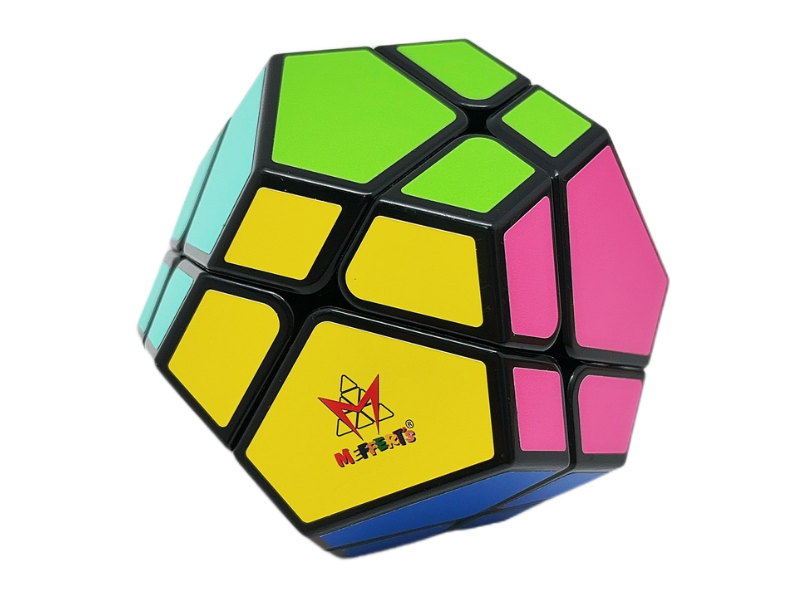 Meffert's Skewb Ultimate (12-Color) - Black
