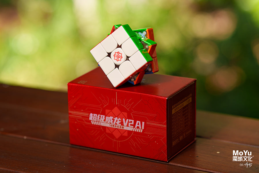 MoYu Super WeiLong 3x3 V2 (20-Magnet Ball-Core + MagLev) - 18th Anniversary Edition